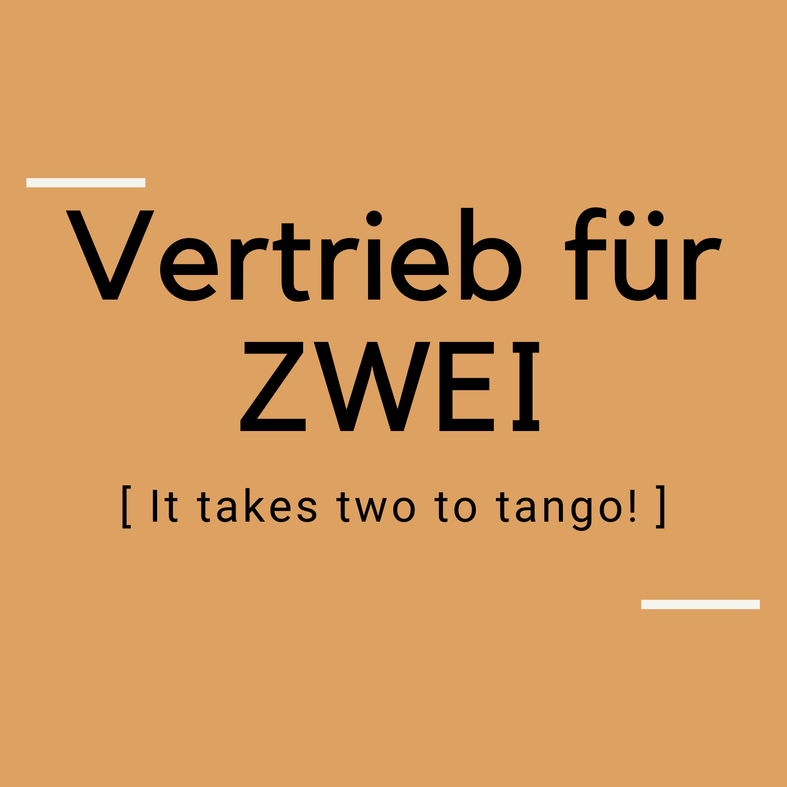 Vertrieb für ZWEI Logo